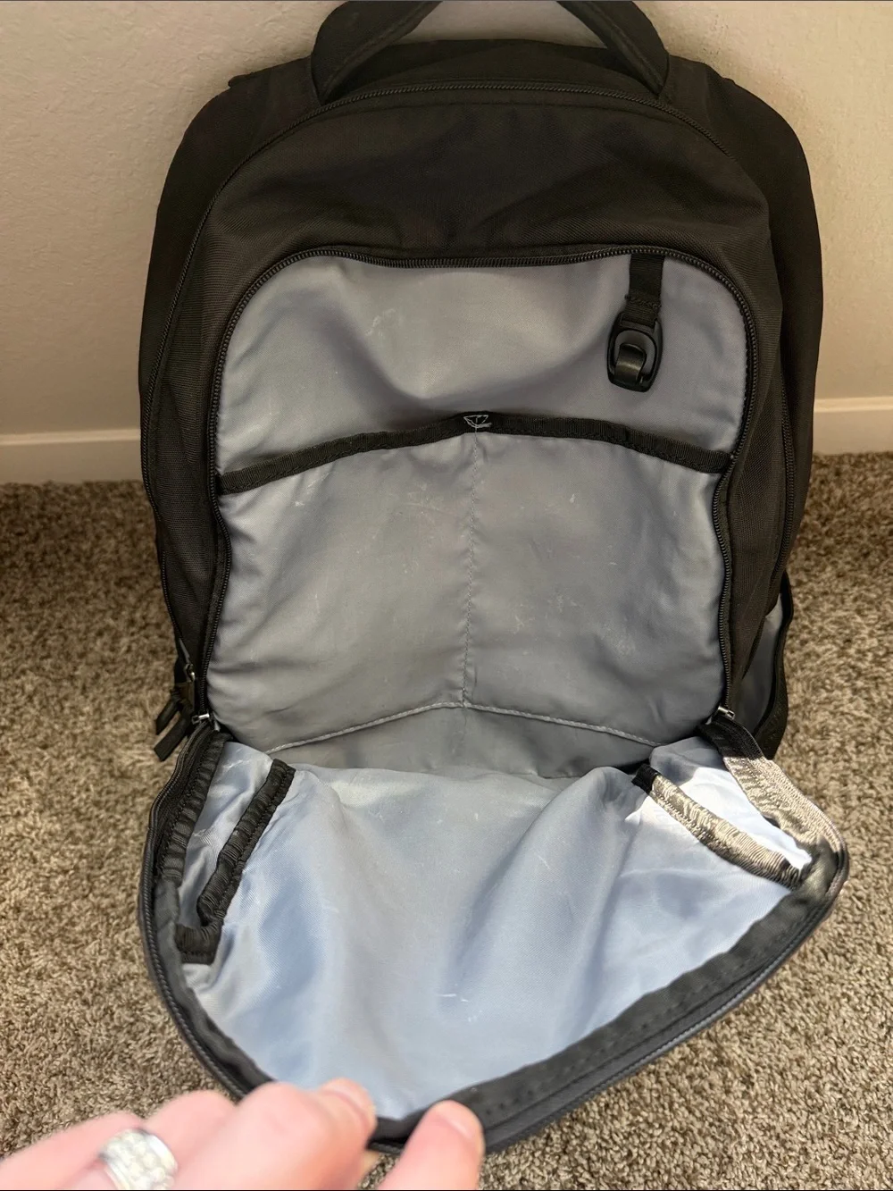 UA Storm Hustle II Backpack with NIU Huskies Logo